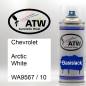 Preview: Chevrolet, Arctic White, WA9567 / 10: 400ml Sprühdose, von ATW Autoteile West.